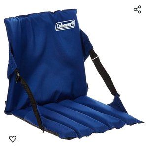 2 Used Coleman Portable Stadium Seat Cushion with Backrest